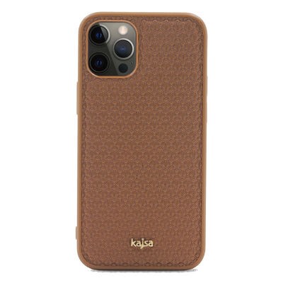 Apple iPhone 12 Pro Kılıf Kajsa Splendid Serisi 3D Leaf Kapak - 9
