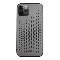 Apple iPhone 12 Pro Kılıf Kajsa Splendid Serisi Circle Kapak Gri