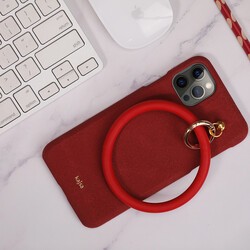 Apple iPhone 12 Pro Kılıf Kajsa Splendid Serisi Morandi Ring Kapak - 10