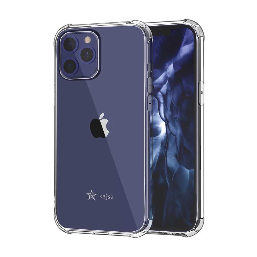 Apple iPhone 12 Pro Kılıf Kajsa Transparent Kapak - Renksiz