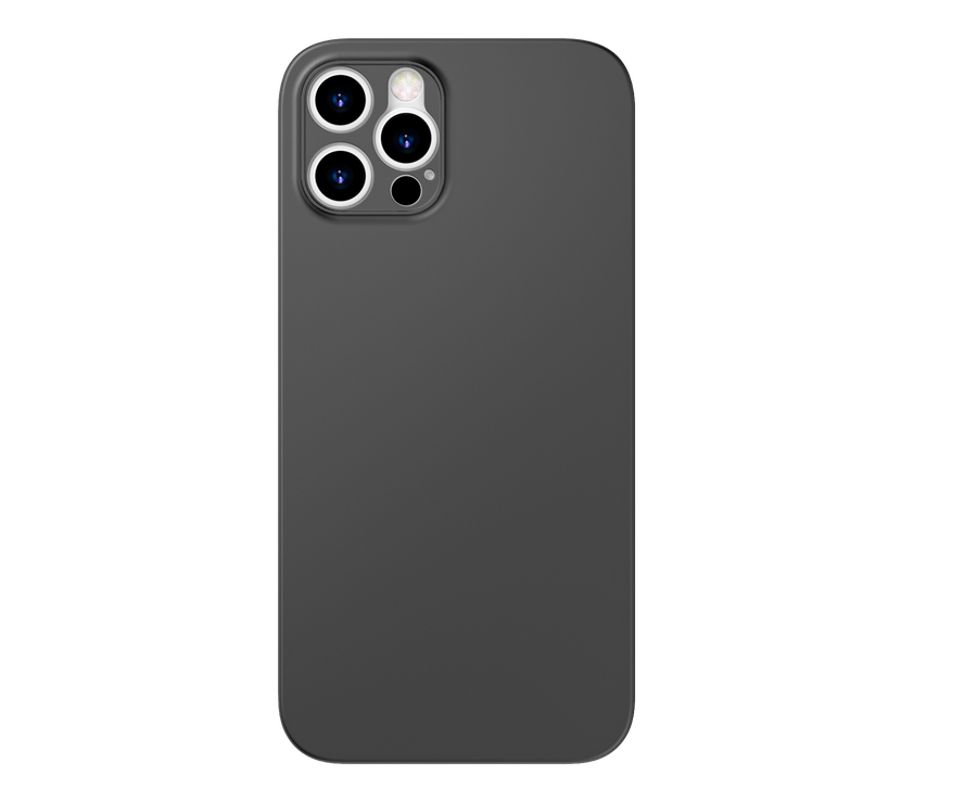 Apple iPhone 12 Pro Kılıf ​​​​​Wiwu Skin Nano PP Kapak - Siyah