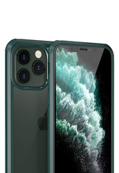Apple iPhone 12 Pro Kılıf Zore Dor Silikon Temperli Cam Kapak - Thumbnail