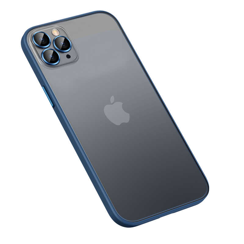 Apple iPhone 12 Pro Kılıf Zore Retro Kapak - Lacivert