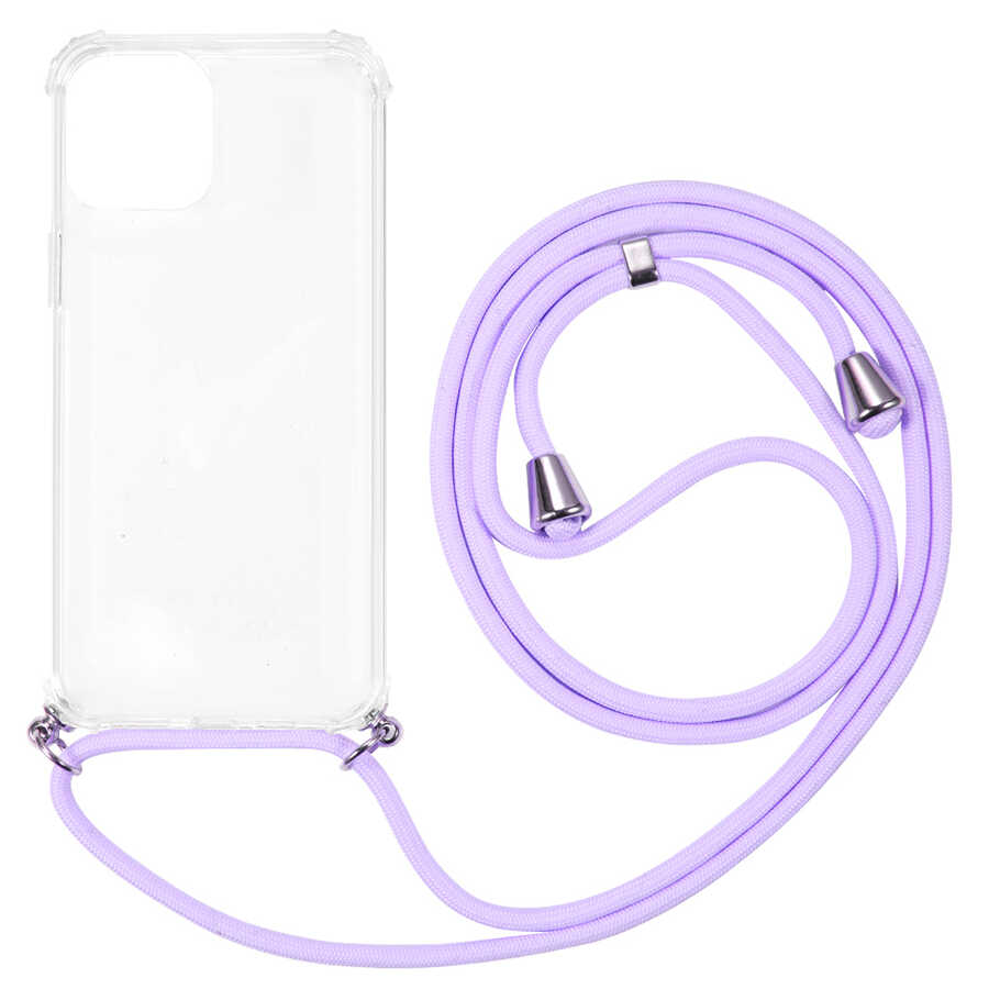 Apple iPhone 12 Pro Kılıf Zore X-Rop Kapak - Renksiz