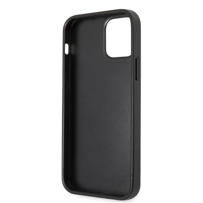 Apple iPhone 12 Pro Max Case Guess Original Licensed Large Metal Logo Design PU Leather Cover - 10