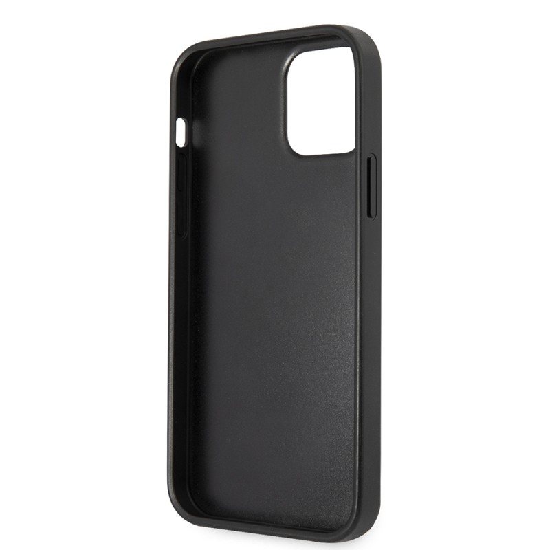 Apple iPhone 12 Pro Max Case Guess Original Licensed Large Metal Logo Design PU Leather Cover - 10