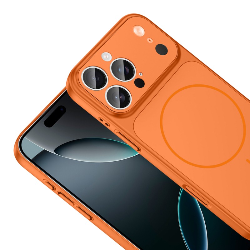 Apple iPhone 12 Pro Max Case Zore M-Safe Charging Camera Protection Formen Cover - 9