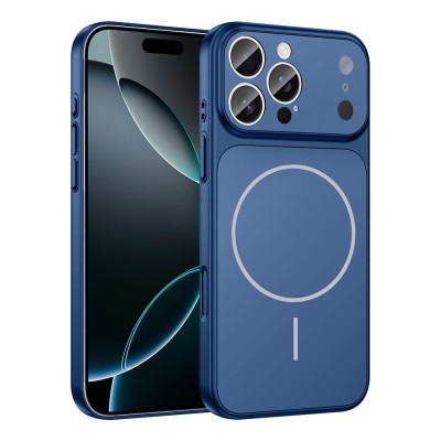 Apple iPhone 12 Pro Max Case Zore M-Safe Charging Camera Protection Formen Cover - 3