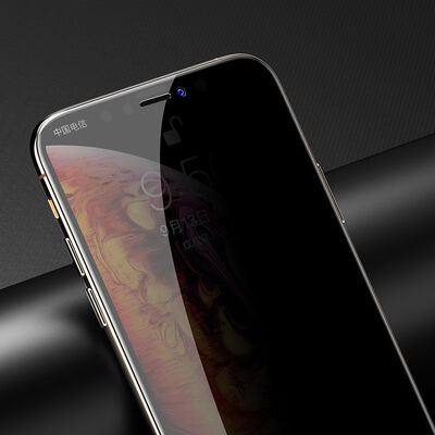 Apple iPhone 12 Pro Max Davin 5D Privacy Cam Ekran Koruyucu