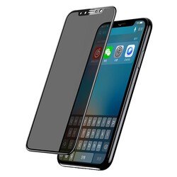 Apple iPhone 12 Pro Max Davin 5D Privacy Cam Ekran Koruyucu - 7