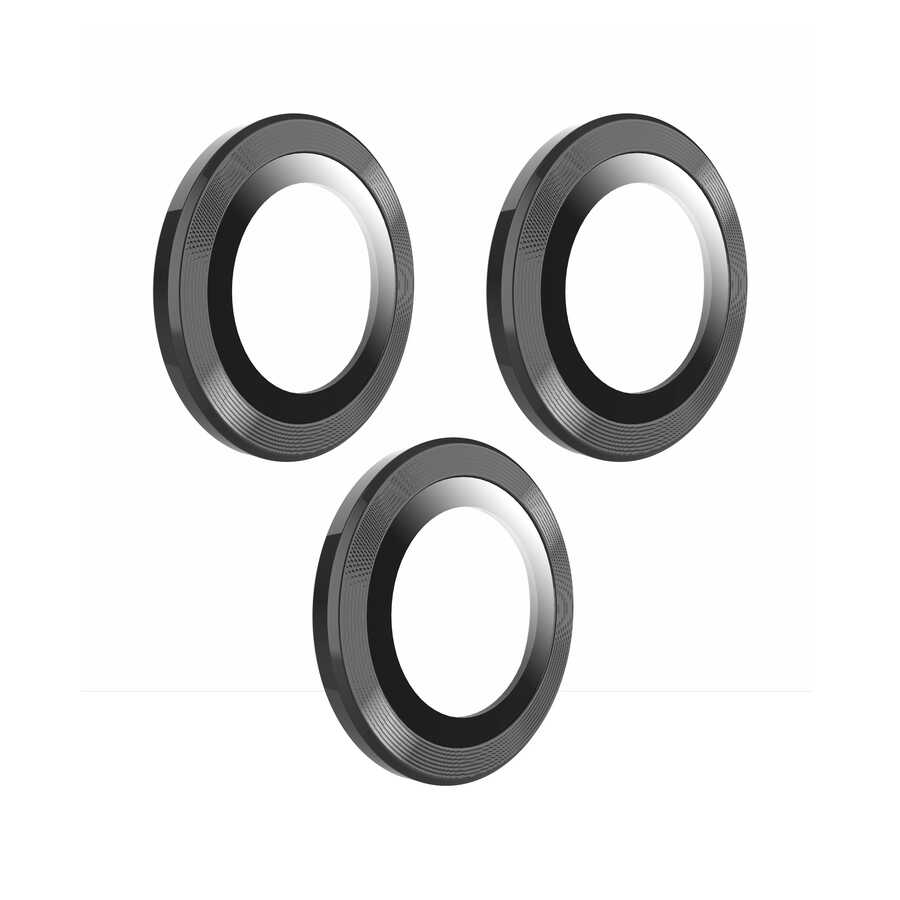 Apple iPhone 12 Pro Max Go Des Eagle Kamera Lens Koruyucu - Füme