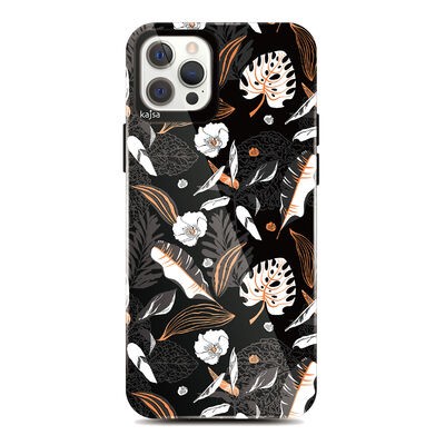 Apple iPhone 12 Pro Max Kılıf Kajsa Botanic Kapak - 5