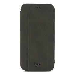Apple iPhone 12 Pro Max Kılıf Kajsa Dale Serisi Parallel PU Folio Kapaklı Kılıf - 8