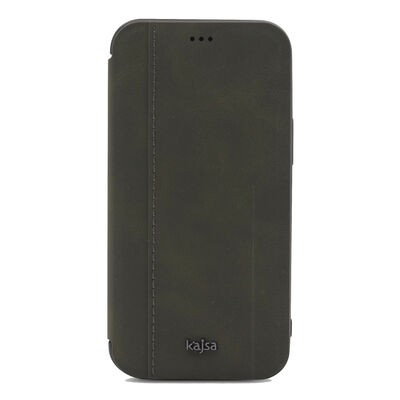 Apple iPhone 12 Pro Max Kılıf Kajsa Dale Serisi Parallel PU Folio Kapaklı Kılıf - 8
