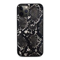 Apple iPhone 12 Pro Max Kılıf Kajsa Glamorous Serisi Snake Pattern Kapak - 14