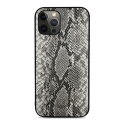 Apple iPhone 12 Pro Max Kılıf Kajsa Glamorous Serisi Snake Pattern Kapak - Kajsa