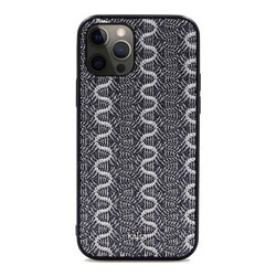 Apple iPhone 12 Pro Max Kılıf Kajsa Glamorous Serisi Waterfall Pattern Kapak - 7