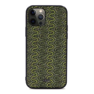 Apple iPhone 12 Pro Max Kılıf Kajsa Glamorous Serisi Waterfall Pattern Kapak - 8