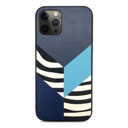 Apple iPhone 12 Pro Max Kılıf Kajsa Glamorous Serisi Zebra Combo Kapak - 8