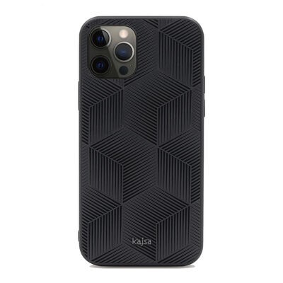 Apple iPhone 12 Pro Max Kılıf Kajsa Splendid Serisi 3D Cube Kapak - 5