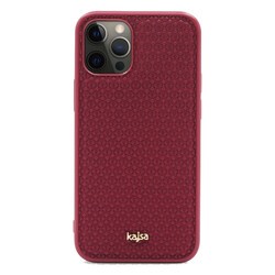 Apple iPhone 12 Pro Max Kılıf Kajsa Splendid Serisi 3D Leaf Kapak - 8