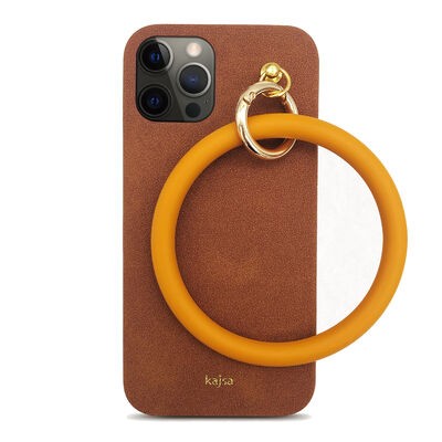 Apple iPhone 12 Pro Max Kılıf Kajsa Splendid Serisi Morandi Ring Kapak - 17