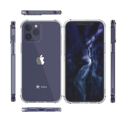 Apple iPhone 12 Pro Max Kılıf Kajsa Transparent Kapak - 5