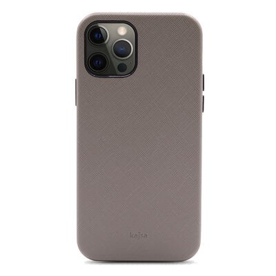 Apple iPhone 12 Pro Max Kılıf ​Kajsa Woven Kapak - 1