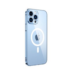 Apple iPhone 12 Pro Max Kılıf Kamera Korumalı M-safe Sert PC Zore Porto Kapak - 2