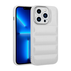 Apple iPhone 12 Pro Max Kılıf Kamera Korumalı Parlak Airbag'li Zore Galya Kapak - Zore