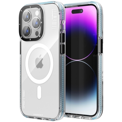 Apple iPhone 12 Pro Max Kılıf M-safe Şarj Özellikli YoungKit Exquisite Serisi Kapak - Youngkit