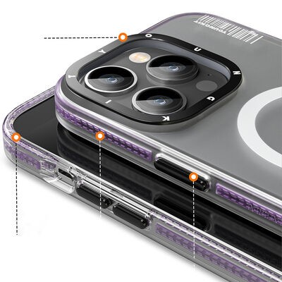 Apple iPhone 12 Pro Max Kılıf M-safe Şarj Özellikli Youngkit Jane Sand Serisi Kapak - 5