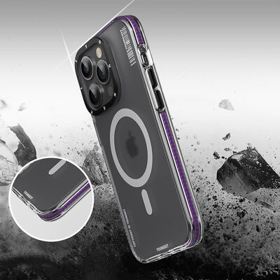 Apple iPhone 12 Pro Max Kılıf M-safe Şarj Özellikli Youngkit Jane Sand Serisi Kapak - 6