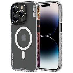 Apple iPhone 12 Pro Max Kılıf M-safe Şarj Özellikli Youngkit Jane Sand Serisi Kapak - 9