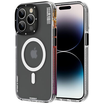 Apple iPhone 12 Pro Max Kılıf M-safe Şarj Özellikli Youngkit Jane Sand Serisi Kapak - 9