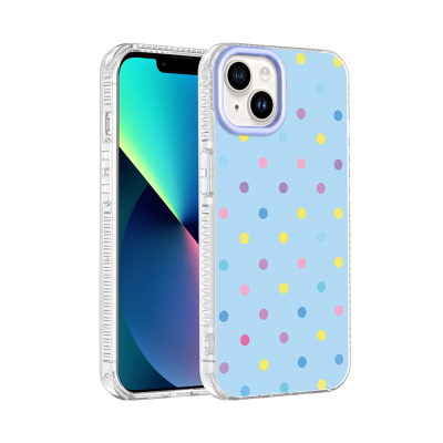Apple iPhone 13 Case Airbag Design Zore Potik Hard PC Cover - Zore