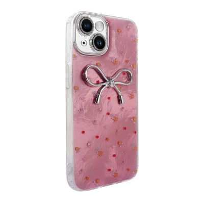 Apple iPhone 13 Case Camera Protection Figured Zore Ponti Silicone Cover - 6