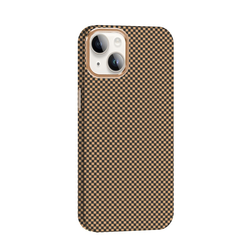 Apple iPhone 13 Case Magsafe Charging Feature Carbon Fiber Look Zore Gros Cover - 8