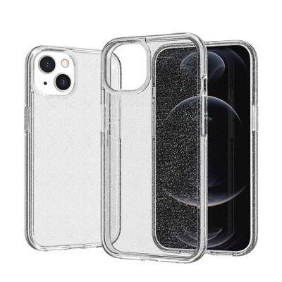 Apple iPhone 13 Case Shining Glitter Transparent Zore Redos Cover - 1