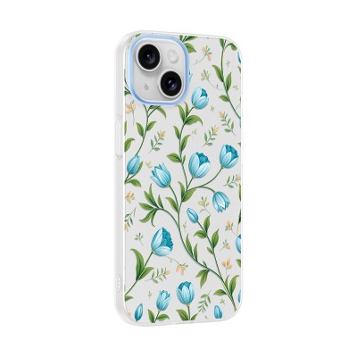 Apple iPhone 13 Case with Camera Protector, Patterned Zore Clip Cover - 5