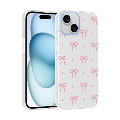 Apple iPhone 13 Case with Camera Protector, Patterned Zore Clip Cover - 2