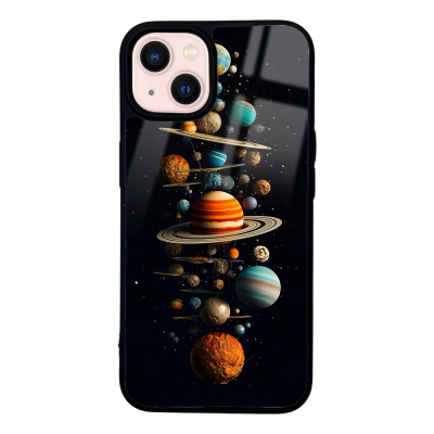 Apple iPhone 13 Case with Camera Protector, Patterned Zore Lusi Cover - Zore