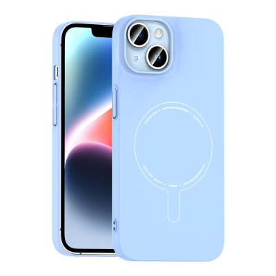 Apple iPhone 13 Case with M-Safe Charging and Camera Protection - Zore Elio Hard PC Cover - Zore