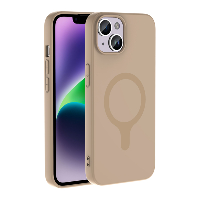 Apple iPhone 13 Case with M-Safe Charging Feature - Zore Aris Silicone Cover - Zore