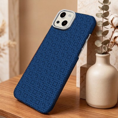 Apple iPhone 13 Case with M-Safe Charging Feature, Zore Paris Vax Hard PC Cover - 7
