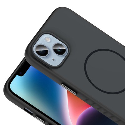 Apple iPhone 13 Case Zore Tea Cover with M-safe Charging Feature - 16