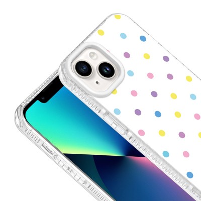 Apple iPhone 13 Kılıf Airbag Tasarımlı Zore Potik Sert PC Kapak - 12