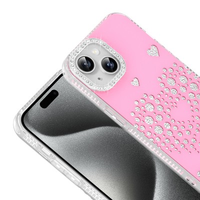 Apple iPhone 13 Kılıf Damla Taşlı Zore Rivas Sert PC Kapak - 8