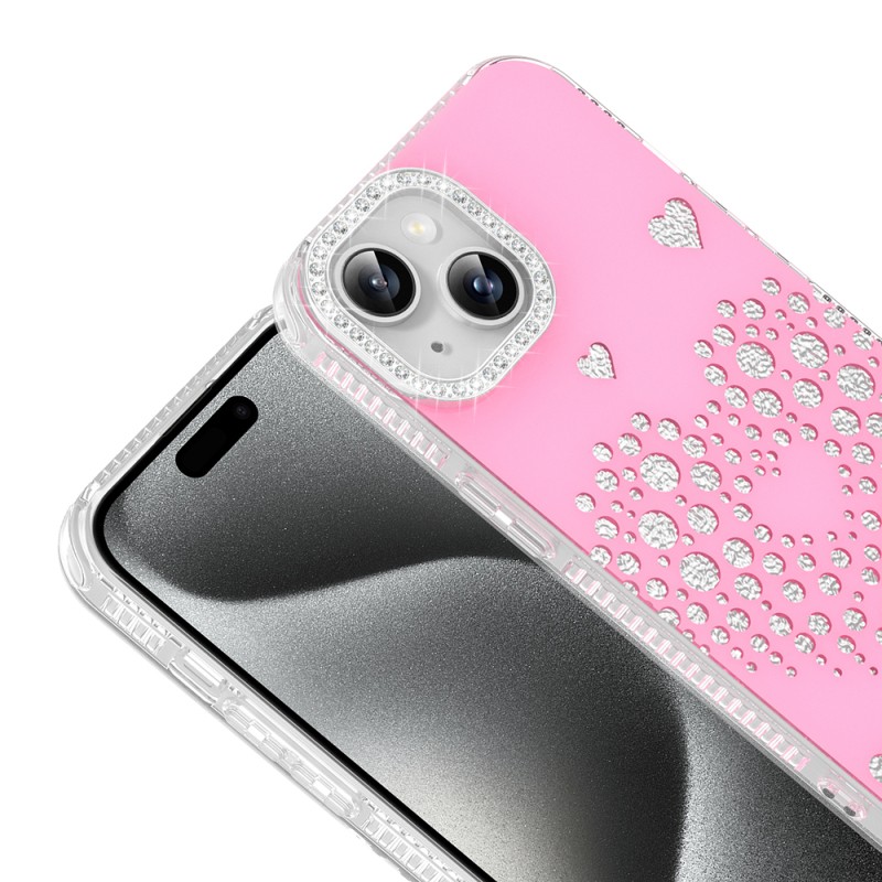 Apple iPhone 13 Kılıf Damla Taşlı Zore Rivas Sert PC Kapak - 8