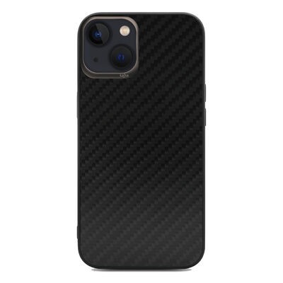 Apple iPhone 13 Kılıf Kajsa Carbon Fiber Collection Arka Kapak - 1